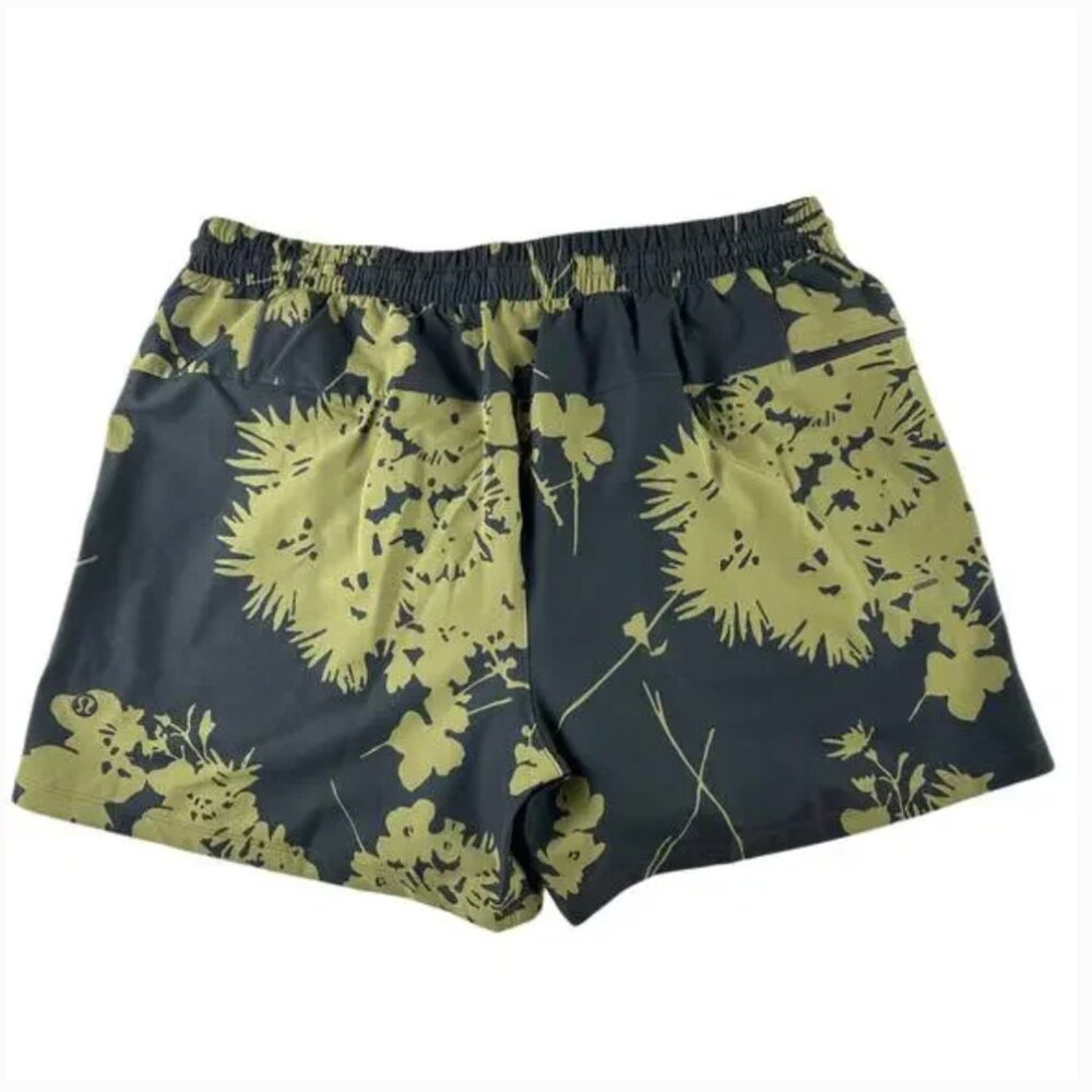 NWT Lululemon Mens Pool Short 5" Size S Mesh Brief Liner Bronze Green $78